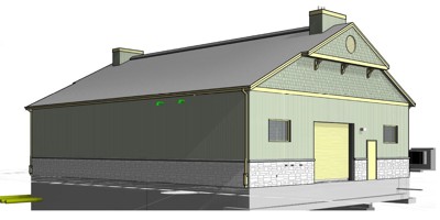 A rendering of the Connecticut Water Heritage Village Water Treatment Plant scheduled for construction beginning in February 2024.