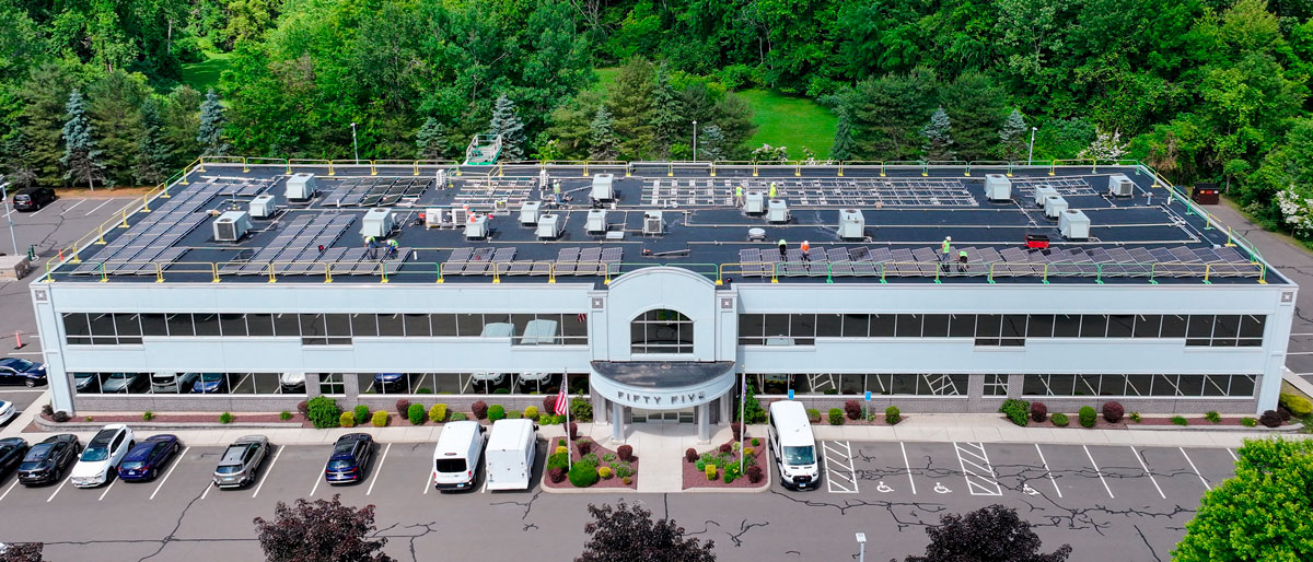 Connecticut Water installed solar panels at Cromwell facility.
